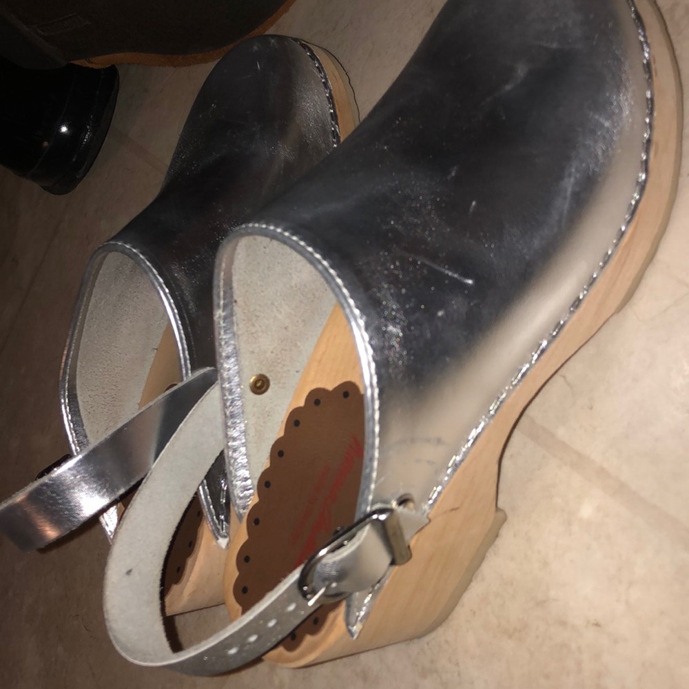 Silver Clogs - Picture 2 of 3